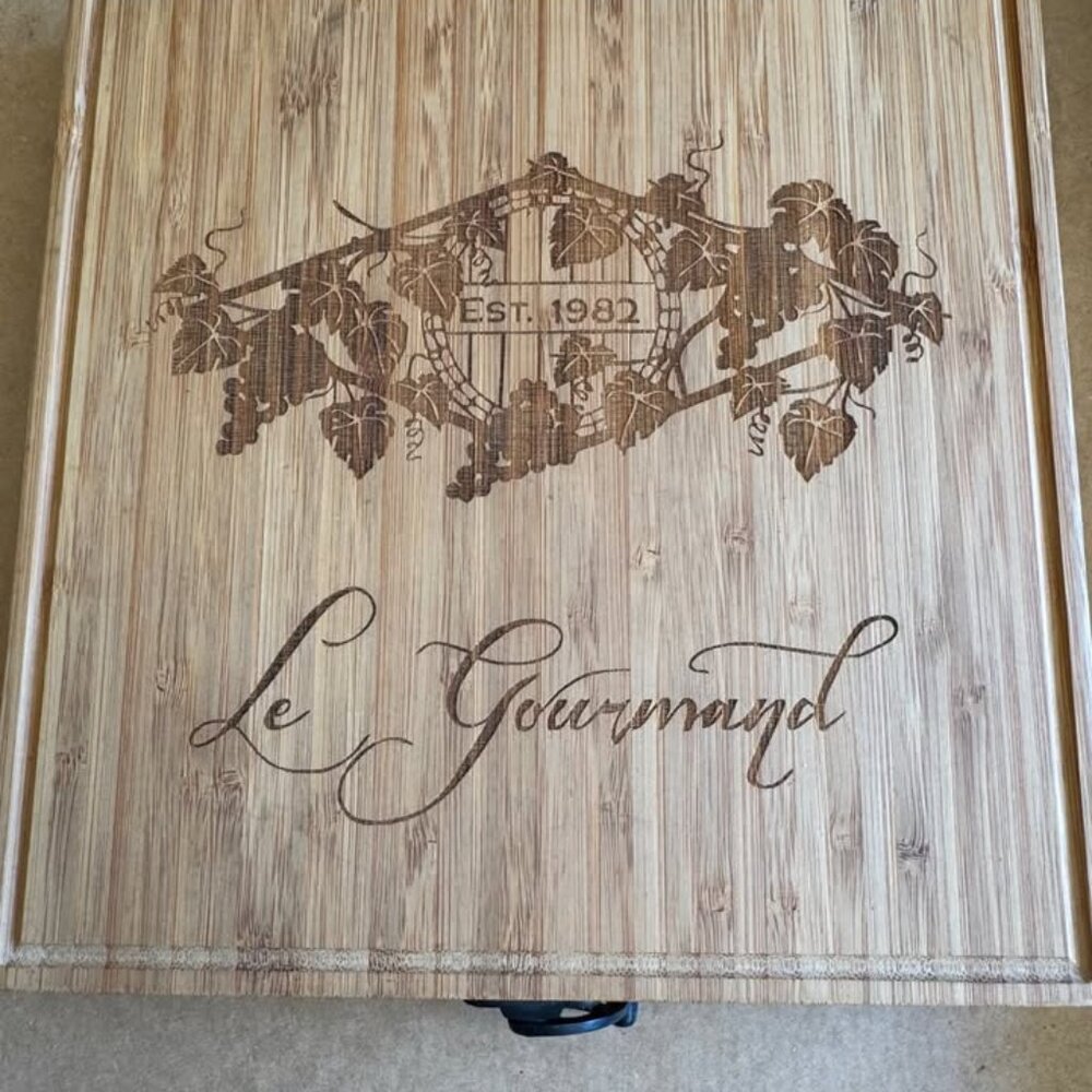 Wooden Cheese Board Set with Utensils